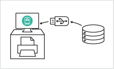 学割証発行機_データ連携はＣＳＶファイルで取込可能